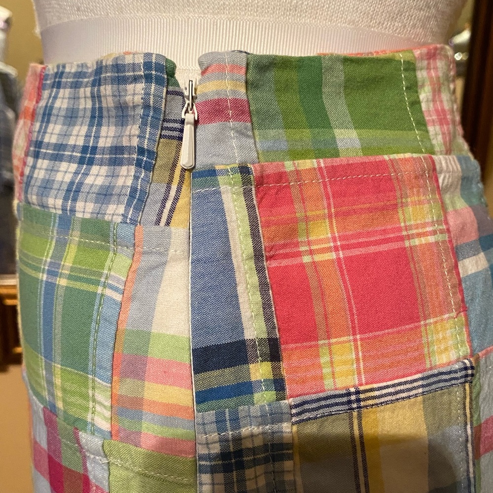 NWOT “Brooks Brothers” Plaid pant Side zip Sze14 - Picture 2 of 6